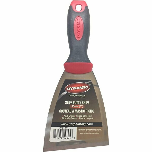 Dynamic Paint Products Dynamic Ergo 3 in. Stiff Putty Knife DYN11290